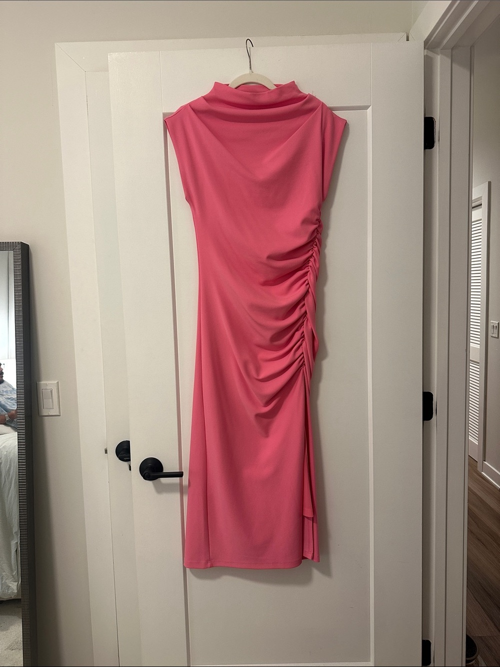 By Anthropologie Ruched Midi Dress